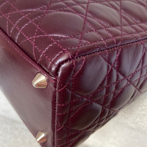 authentic christian dior large lady dior cannage bag - Picture 10 of 16